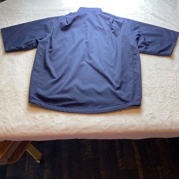 Zero Resistance Dark Blue Half Sleeve 1/4 Zip Water Resistant Pullover Size Med - Picture 4 of 13